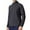 Dark Gray, variant on Riecok Mens Sport Shirts Stand up Collar Long Sleeve Half Zipper Comfortable Casual Fashion Mens Tops Black 2XL