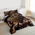 thumbnail image 3 of Castle Fairy Vintage Love Heart Full Size Comforter Sets,Romantic Floral Rose Bedding Sets, 3 of 8