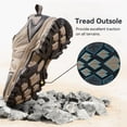 thumbnail image 4 of Gexuosn Hiking Shoes for Men Slip On Arch Support Walking Sneakers Outdoor Hiking Boots,Khaki, 4 of 7