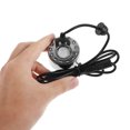 thumbnail image 4 of CIMAXIC Party Halloween Party Mist Maker Water Pond Fountain 12 Led Light Flashes Atomizer Air Humidifier For And Rockery Fish Tank Vase Birdbath Decor Silver,1.85"X1.85"X1.77", 4 of 4