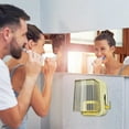 thumbnail image 4 of Storage Rack Toothbrush Holder with Rinse Cup Non-Punching Wall Mount Storage Rack for Bathroom Organization(Yellow,1-Piece) Rkxzt, 4 of 9