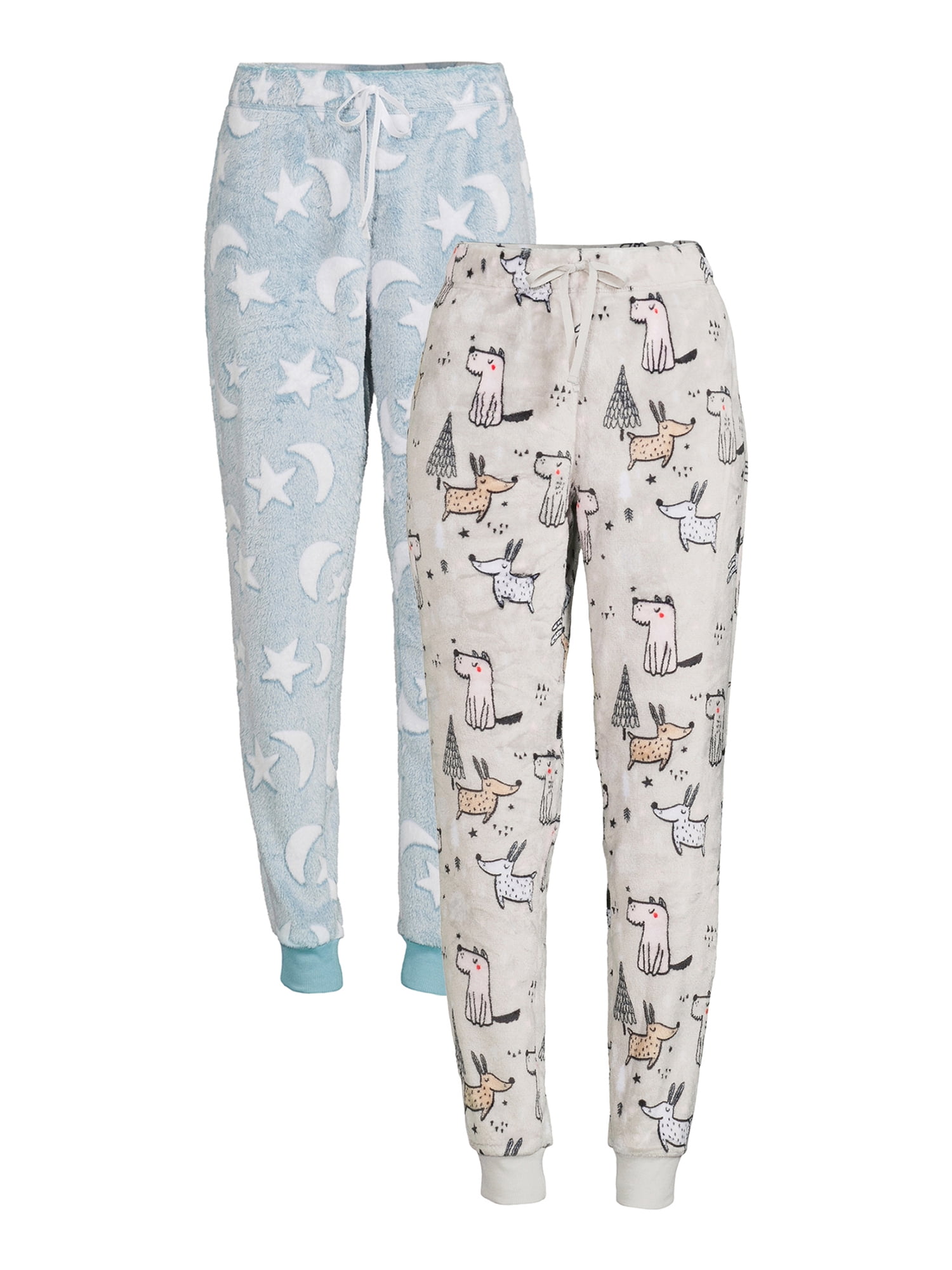Plush Cuffed Pajama Pants 