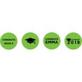 thumbnail image 2 of Darling Souvenir 190 Pcs Graduation Theme Custom Stickers chocolate stickers DIY Candy Favor-Light Green, 2 of 2