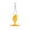 Orange, variant on Eqslft Hanging Oriole Bird Feeder with Clear PP Bowl, Perch, and Attachment Prongs for Clementines, Mandarins, and Oranges Outdoor Decor for Garden Backyard Patio and Deck