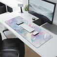thumbnail image 2 of Chic Pink PU Leather Desk Mat - Waterproof & Durable for Computer, PC & Laptop Protection, 2 of 7