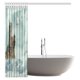 thumbnail image 2 of Cortina de Ducha ABPHQTO Castillo en el Océano con Cisnes y Olas 150x180 cm, 2 of 2