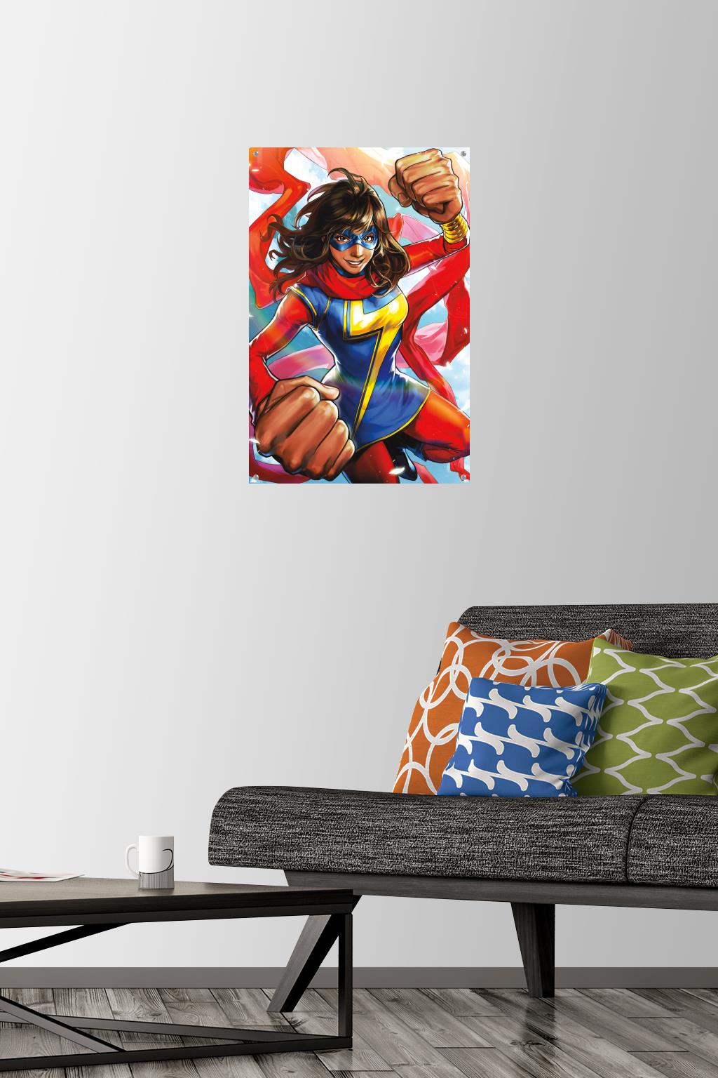 Marvel Comics - Ms. Marvel - Magnificent Ms. Marvel #3 Wall Poster with Pushpins, 14.725" x 22.375"