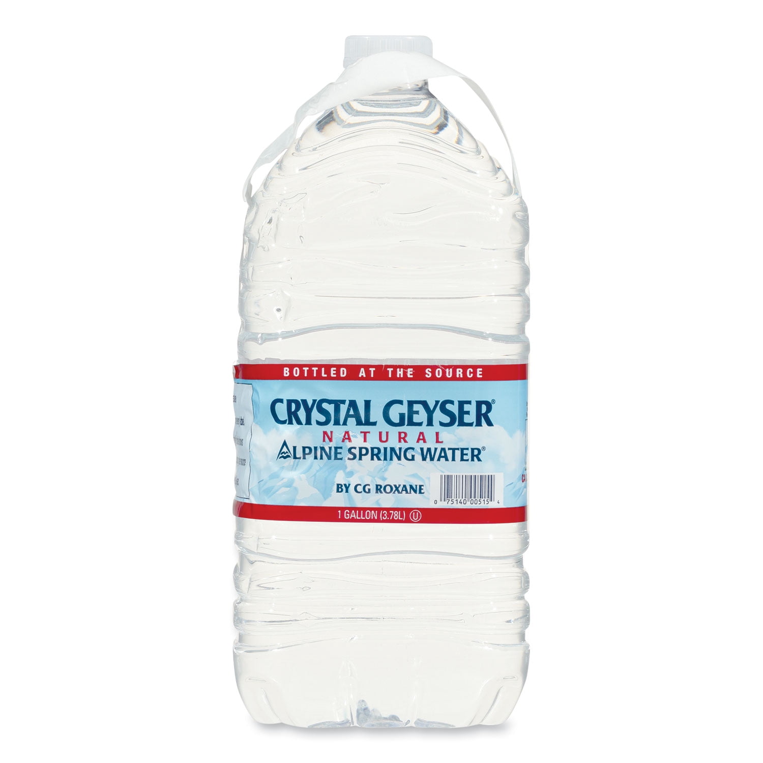 1PK-Crystal Geyser Alpine Spring Water, 1 Gallon, 6 Bottles