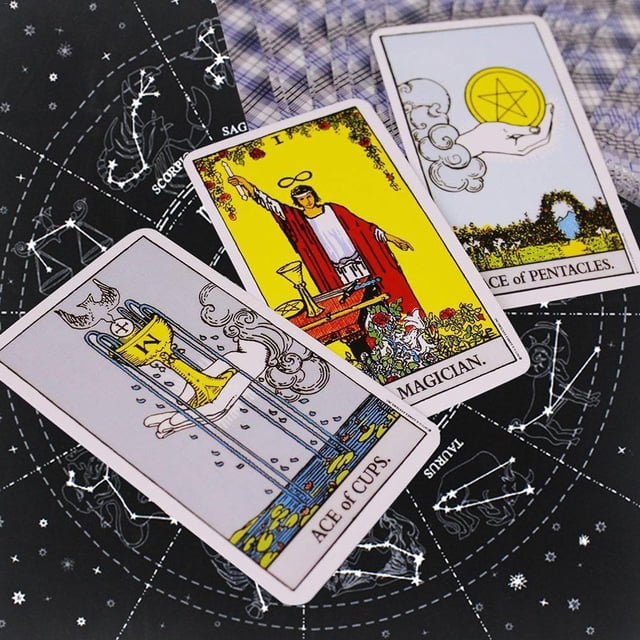 Mantel especial para tarot, mantel suave flocado, mantel para cartas de adivinación