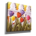 thumbnail image 2 of Epic Graffiti 'Flower Fence 2' by Cathy Horvath-Buchanan, Canvas Wall Art, 18"x18", 2 of 8