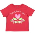 thumbnail image 3 of Inktastic Pawpaw's Girl Heart Flowers Girls Toddler T-Shirt, 3 of 5