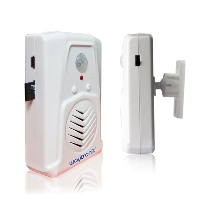 Microsound Mini PIR Motion Sensor Activated Voice Reminder Multiple Recorded Sounds Player for Shop Store Factory Supermarket Special Sound Effect