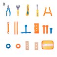 thumbnail image 2 of Neinkie 1Ensemble Jouet de Rôle Identification Capacité Outil de Réparation en Plastique 3D Jouet de Simulation pour Enfants, 2 of 9