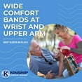 thumbnail image 2 of Kinship Comfort Brands Arm Compression Sleeves for Men & Women | Arm Brace Support Sleeve provides pain relief for Lymphedema, Neuropathy, Arthritis, Bursitis, Tendonitis, Tennis Elbow | 1 Pair, 2 of 8