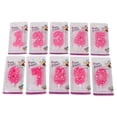 thumbnail image 2 of 10PCS Cute Boys Girls Pink Star Digital 0-9 Candles Birthday Party, 2 of 5