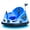Blue, variant on 6V Blue Glow Bumper Car, Battery Powered Ride on for Children, Ages 1.5+, by Flybar