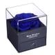 thumbnail image 4 of Caja de joyería de conservación de rosas frescas, caja de regalo de flor eterna Lady Rose Infinite Rose, ramo de rosas eternas azules, cumpleaños, 4 of 5