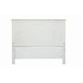thumbnail image 4 of HomeRoots Decor Faceted and Curved Rustic Wooden California King Size Bed, White, 4 of 5