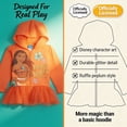 thumbnail image 4 of Disney Moana Toddler Girls' Zip-Up Hooded Sweatshirt Coral, 4 of 6
