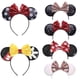 thumbnail image 5 of Diadema de Mickey con lazo de lentejuelas y lunares rojos y ondas, accesorios para el cabello de Mickey Mouse, horquilla Paradise Play, ropa cómoda, 5 of 6