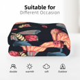 thumbnail image 6 of XMXT Flannel Warm Throw Blanket, Watercolor Variety Butterfly Bedroom Decor Blankets for Bed Couch Living Room, 50 x 70 inches, 6 of 9