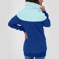thumbnail image 2 of Eashery Women's Fashion Hoodies Zip-Up Hooded Pullover Tops Hoodies Sweatshirts Cute Hoodies Girl Fall Jacket Oversized Sweatshirts Pink Sweatshirts for Women (Navy,XXL), 2 of 5