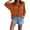 Orange, variant on Crochet Tops for Women V Neck Hollow Out Swimsuit Coverups Batwing Sleeve Loose Summer Beach Sexy Boho Blouses Orange XL