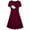 Wine, variant on Maternity Dresses Pregnant Women Round Neck Nursing Short Sleeve Dress Ladies Summer Fashion Crew Neck Casual Solid Color Comfortable Breastfeeding Dress