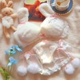 thumbnail image 1 of Sanrioed-Pijama de dibujos animados Kawaii, ropa interior de Mymelody Kuromi Cinnamoroll, sujetador pequeño Diablo, ropa Sexy para el hogar, Otoño e Invierno, 1 of 4