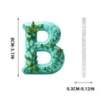 thumbnail image 3 of Wzzjkit 26 Alphabet Series 2D Acrylic Backpack Car Pendant Decoration Ornament, 3 of 7