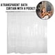 thumbnail image 3 of Cortina De Ducha Cortina De Ducha Impermeable Cortina De Puerta Transparente Para Ducha De Baño seitruly HA045531-02, 3 of 6