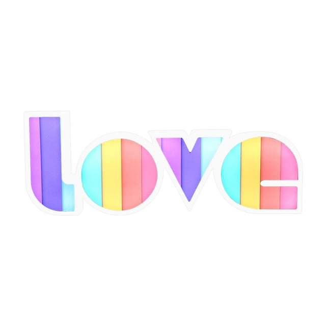 Labymos LED Letter Lights Sign Lamp Light Up Letter Sign Colorful Light for Valentines Day Wedding Romantic Proposal Party Home Bar Decoration