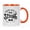 Orange, variant on Inkdotpot 11 Oz Ceramic Coffee MugNever Give Up Be Strong Motivational Quote Birthday For Employee Boss Coworkers Gift-Black