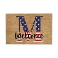 thumbnail image 1 of Matoen 4th Of July Door Mat Patriotic Doormat Entryway Rug Welcome Independence Day Doormat Stain and Fad Patriotic Decor Welcome Outdoor Mat, 1 of 5