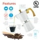 thumbnail image 3 of Cafetera espresso con estufa GROSCHE Milano Moka 150 ml, 3 of 9