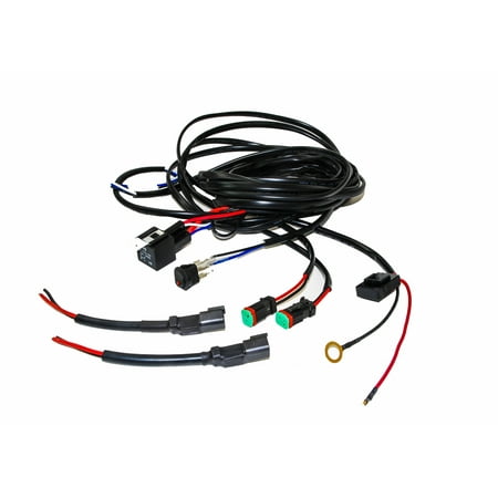 Harness Kit - OZ Double DT harness plug wiring kit for LED HID lights bars offroad 4x4