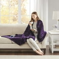 thumbnail image 2 of Beautyrest Microlight to Sherpa Reversible Electric Blanket - King - Purple, 2 of 5
