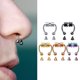 thumbnail image 4 of 1 pieza de aros de acero inoxidable para la nariz, piercing para el cuerpo, 4 of 7