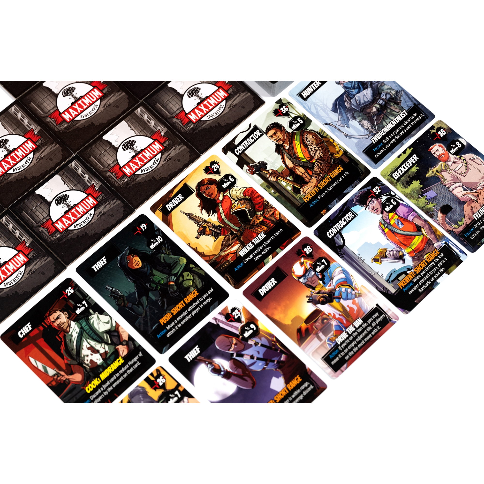 Rock Manor Games: Maximum Apocalypse: Wasted Wilds - Survival Board Game, Modern Fantasy, Co-Op Roguelike Adventure Campaigns, Ages 14+, 1-6 Players