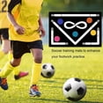 thumbnail image 2 of Rubber Football Training Mat Non Slip Foldable Mat Kids Adults Training Football Dribble Z1D4 Equipment Training, 2 of 8