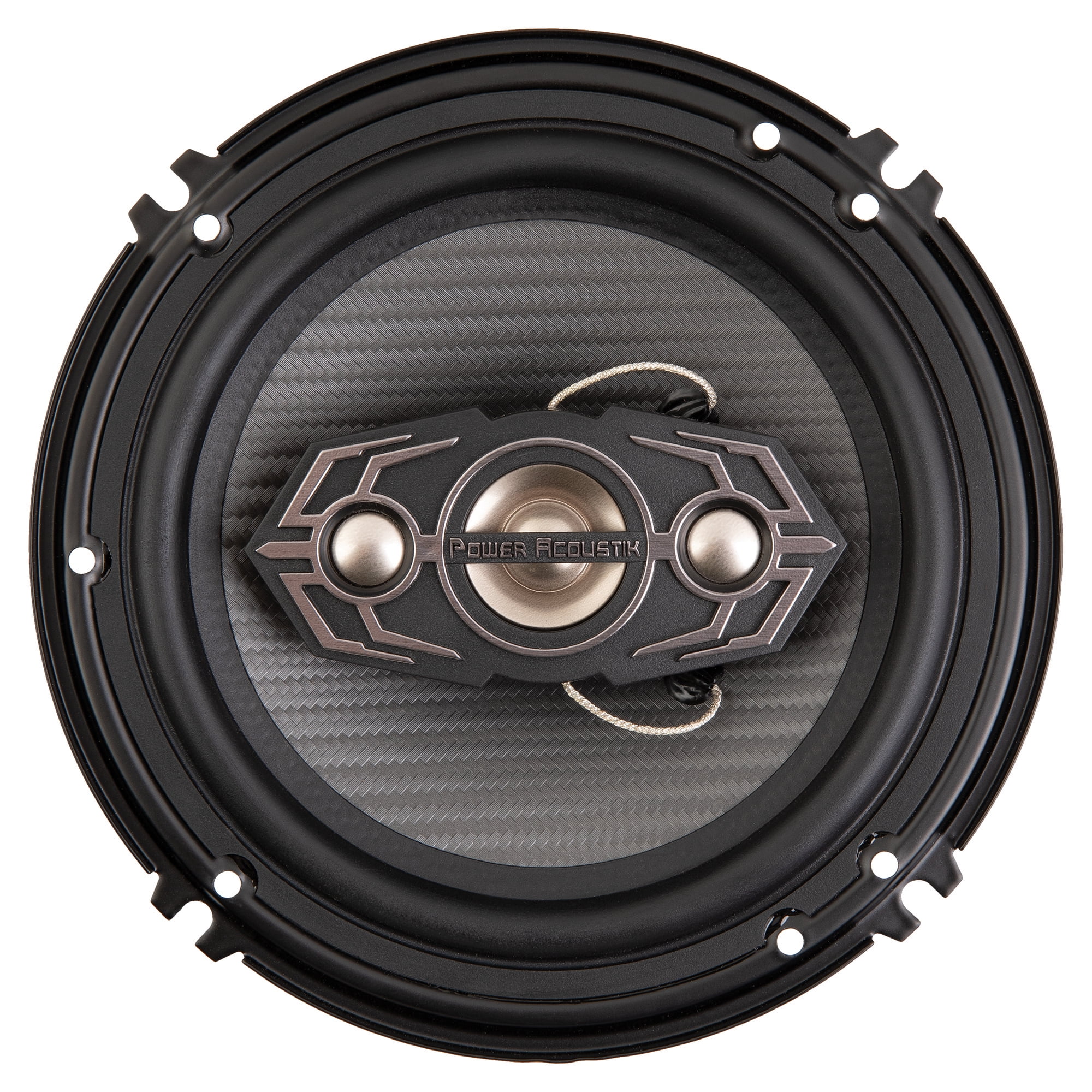 Power Acoustik GS-654 6.5 4-Way Car Stereo Speakers – 250W Peak Power 50W RMS Coaxial Full-Range Audio High Sensitivity
