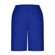 thumbnail image 5 of Pantalones de dormir de cinco cuartos informales finos de color liso para mujer, 5 of 7