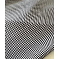 thumbnail image 2 of Gingham Checked Fabric by The Yard – 1/8” Poly Cotton Poplin, 60” Wide – Checkered Fabric for Tablecloths, Dresses, Curtains, Crafts – Multiple Colors – Sew The Trend (5 Yard, Black), 2 of 2
