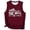 Wine, variant on KHONTS The Hell I Won't Womens Tank Top Country Style Sleeveless Shirt Retro Print Casual Summer Tops XL