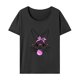 thumbnail image 1 of Camiseta de mujer con cuello redondo, camiseta básica para viajes en la playa, vacaciones M, 1 of 7
