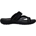 thumbnail image 6 of Skechers Women's Reggae-Zig Swag Flip-Flop Sandals, Black/Charcoal, 8.5 M US, 6 of 7