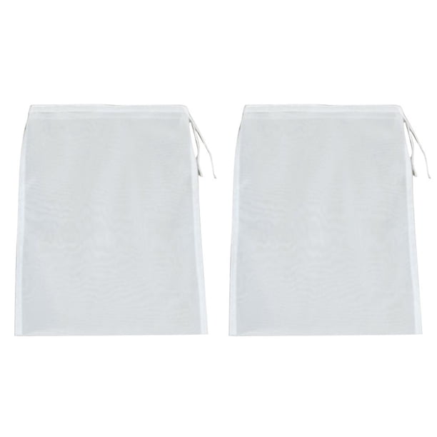 JShteea Accesorios para Bolsas Filtro Nailon Duradero 16 Uds. para Aspiradora Piscina (malla 200)