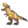 thumbnail image 3 of Estatua de animal de madera de dinosaurio - Estatuilla de madera LED multicapa hueca (B) Ndcxsfigh  Para estrenar, 3 of 9