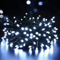thumbnail image 2 of Cadena de luces encantadoras, luz blanca fría de 30 m, 300 LED con controlador de función de memoria, 8 modos de iluminación para patio, porche, decoración interior y exterior de bajo voltaje,, 2 of 5