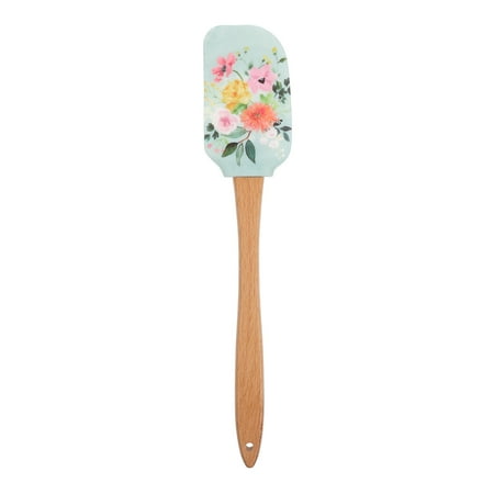 

Silicone Scraper Practical Baking Spatula Scraper Wooden Handle Cream Spreader